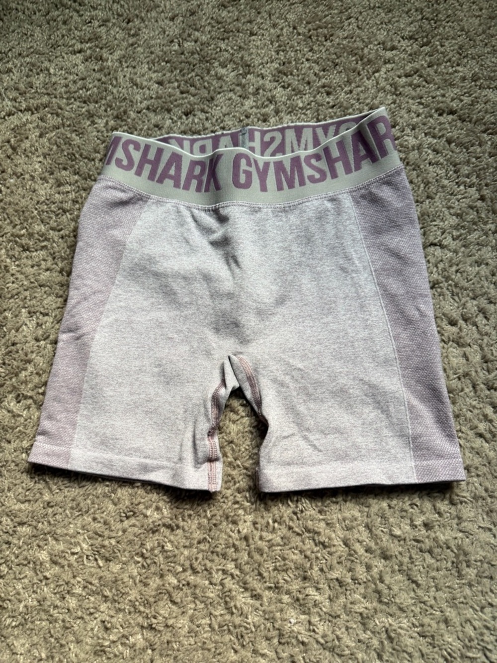 Gymshark Lavender Seamless High-Rise Bike Shorts